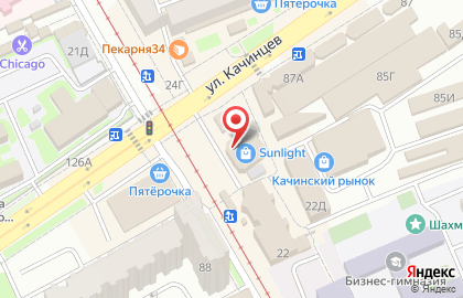 Ателье в Волгограде на карте