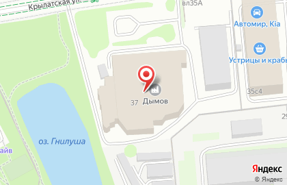 Дымов в Крылатском на карте