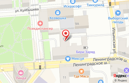 Жкх в Выборге на карте