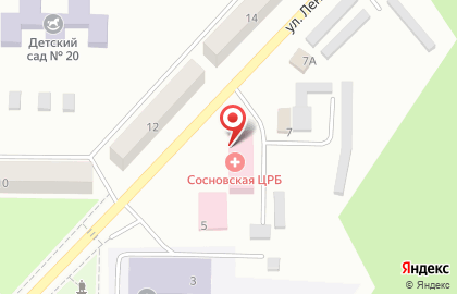 Рощинская амбулатория Районной больницы с. Долгодеревенского на карте