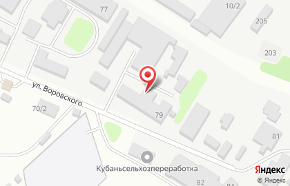 Юридическая консультация №1 на улице Воровского на карте