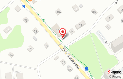 Супермаркет Эконом по пути на карте
