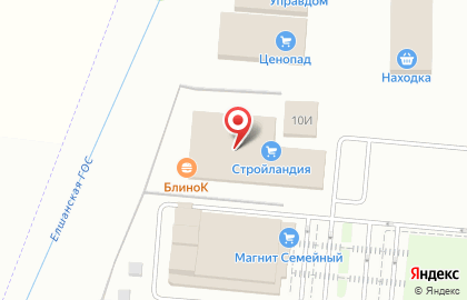 Магазин Стройландия в Оренбурге на карте