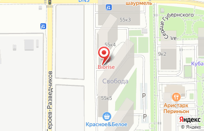 Жилой комплекс Восточно-Кругликовская-Черкасская в Прикубанском округе на карте