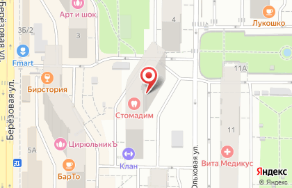 Баня Русские Бани на Ольховой улице на карте