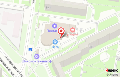 Вега на улице Чудновского на карте