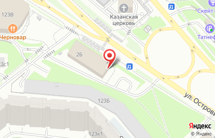 Сеть бургерных Стейк & Бургер на улице Островитянова на карте