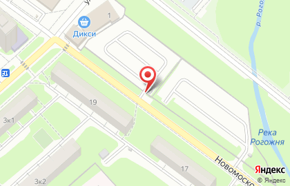 Автостоянка на ул. Кауля, 19/1 на карте