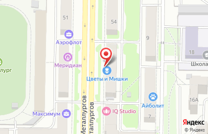 Салон цветов, подарков Цветы и Мишки на карте