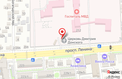 Приход храма Святого Благоверного князя Дмитрия Донского на карте