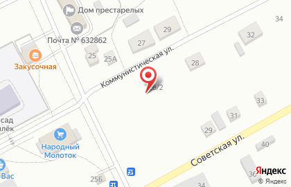 Корпорация Енисей, магазин автозапчастей на Коммунистической улице на карте