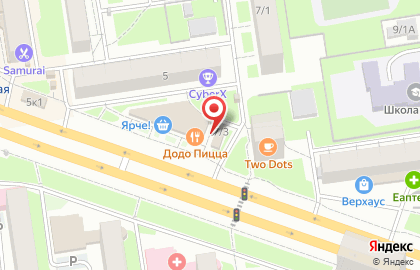 Пекарня в Новосибирске на карте