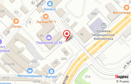 Пермский пункт приема радиоэлектронного лома Drag59.ru на карте