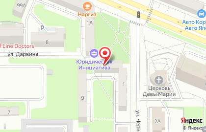 Торгово-монтажная компания Секьюрити Плюс на улице Черняховского на карте