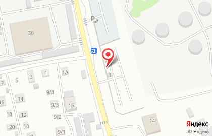 Автостоянка в Барнауле на карте