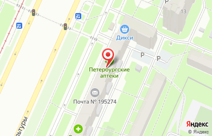 Фирменный магазин Ермолино на проспекте Просвещения на карте