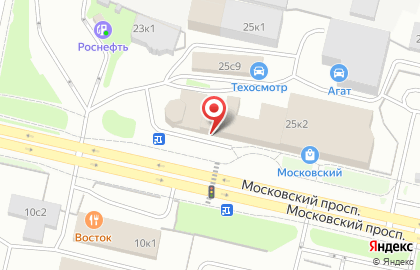 Автотехцентр МЕГАавто на Московском проспекте на карте