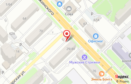Киоск по продаже фруктов и овощей на Татарской улице на карте