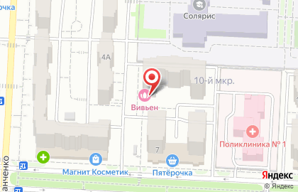 Салон красоты Вивьен в Кировском районе на карте
