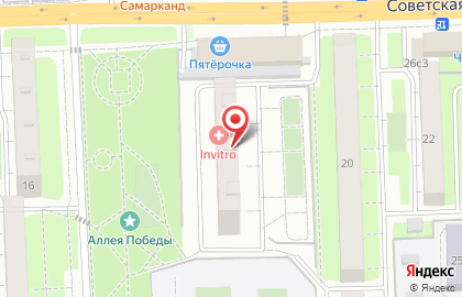 Медицинская компания Инвитро в Железнодорожном на карте