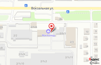 Транспортная компания Байкал-Сервис на Вокзальной улице на карте