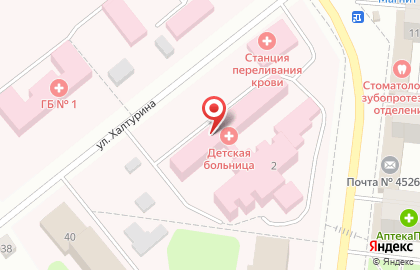 Городская больница №1 на улице Академика Королёва на карте