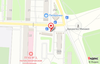 Киоск фруктов и овощей на Бородинской улице на карте