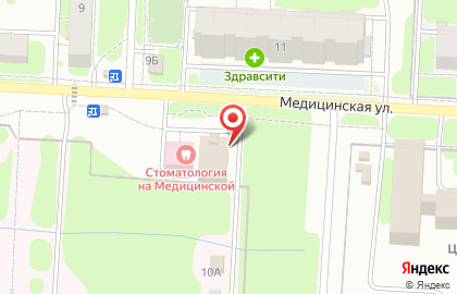 Супермаркет Магнит на Медицинской улице на карте