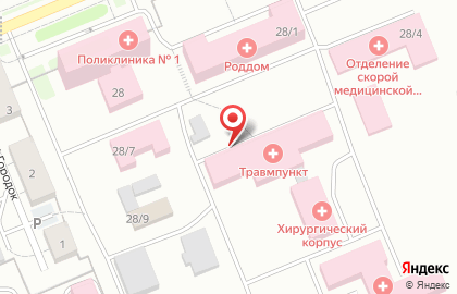 Березовская центральная городская больница на Шиловской улице на карте