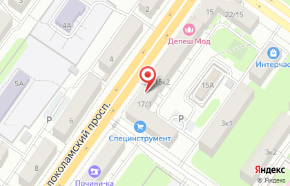 Салон дверей на Волоколамском проспекте на карте