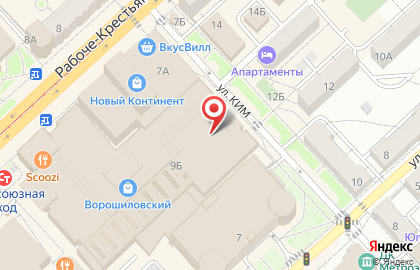 Магазин цифровой и бытовой техники DNS на Рабоче-Крестьянской улице на карте