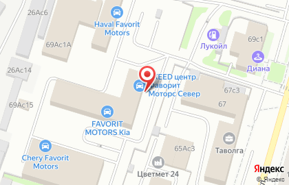Автоцентр FAVORIT MOTORS на Коптевской улице на карте