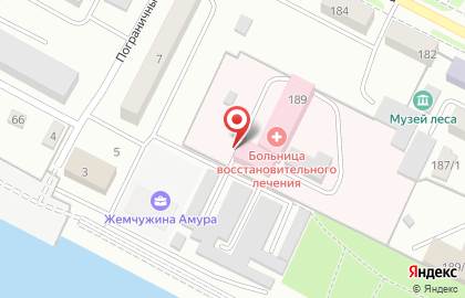 Больница восстановительного лечения на Краснофлотской улице на карте