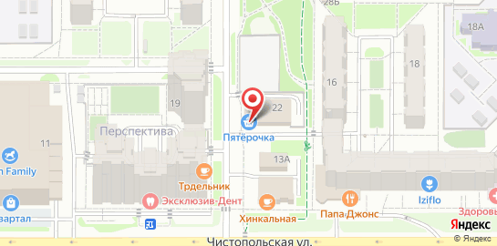 Студия косметологии Ты Прекрасна на улице Абсалямова на карте