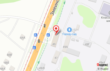 Почтовое отделение №45 на Змеиногорском тракте на карте