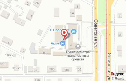 Автосервис ПМ в Магнитогорске на карте
