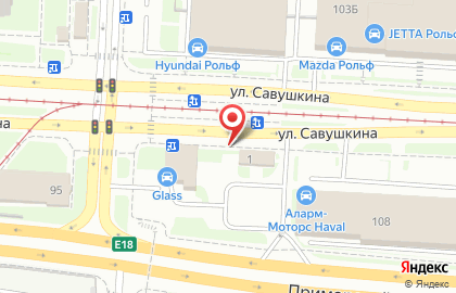 Шелл на Стародеревенской улице на карте