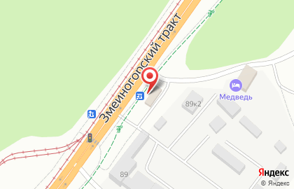 Шиномонтажная мастерская на Змеиногорском тракте на карте