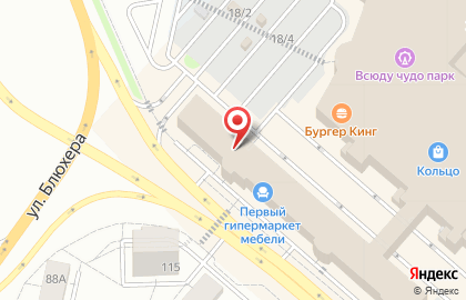 Магазин мебели в Челябинске на карте
