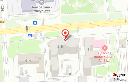 Компьютерная фирма Рет на улице Генерала Лизюкова на карте