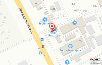 Магазин автохимии, автомасел и инструмента Автоспектр в Смоленске на карте