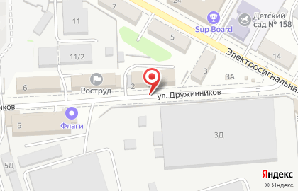 Авто-Лайн, ООО на улице Дружинников на карте