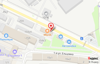 MGrill на Площади Гарина-Михайловского на карте