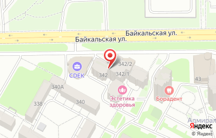 Эконика на Байкальской улице на карте