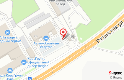 Магазин лакокрасочных и расходных материалов для авторемонта и промышленных покрытий Челленджер в Центральном районе на карте