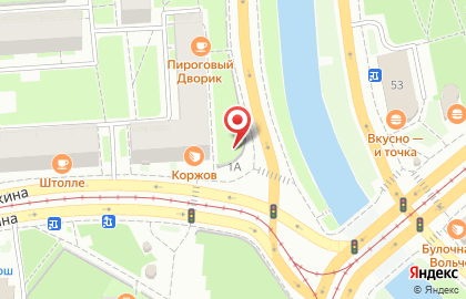 Киоск по продаже орехов и сухофруктов в Приморском районе на карте