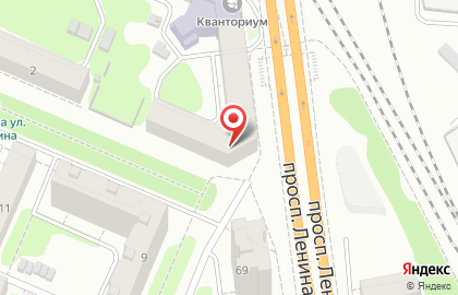 Продуктовый магазин Самур на проспекте Ленина на карте