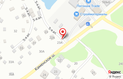 Продовольственный магазин на проспекте Дзержинского на карте
