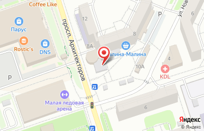 Фирменный магазин Крюгер в Новоильинском районе на карте