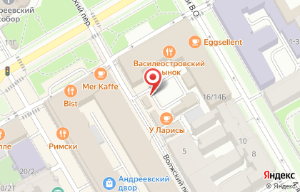Магазин сувениров на Большом проспекте В.О., 16Б на карте